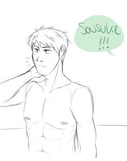 kirshctein:  sousuke trying to use makoto