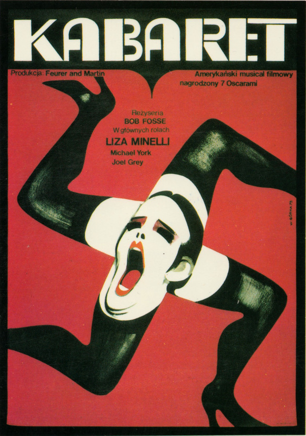 Cabaret (1973), designed by Wiktor Gorka. From The International Film Poster, by