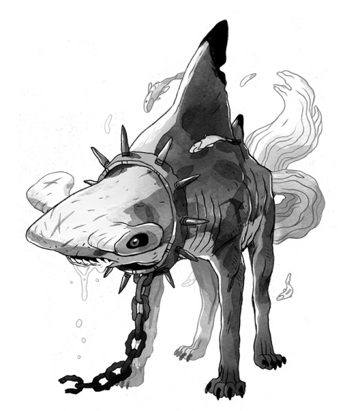 sbosma:  I did a ton of illustrations for the recent middle-grade novel, Scare Scape, by Sam Fisher. It’s a really fun book that reminded me a lot of the stuff I would’ve been really into in late elementary school, like Goosebumps, Spooksville, etc.