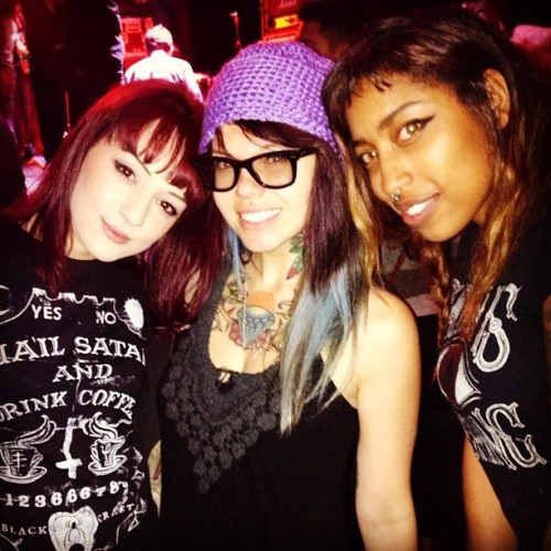 brewinsuicide:  Mission accomplished! @millouxsuicide @ackleysuicide at #antiflag @suicidegirls 