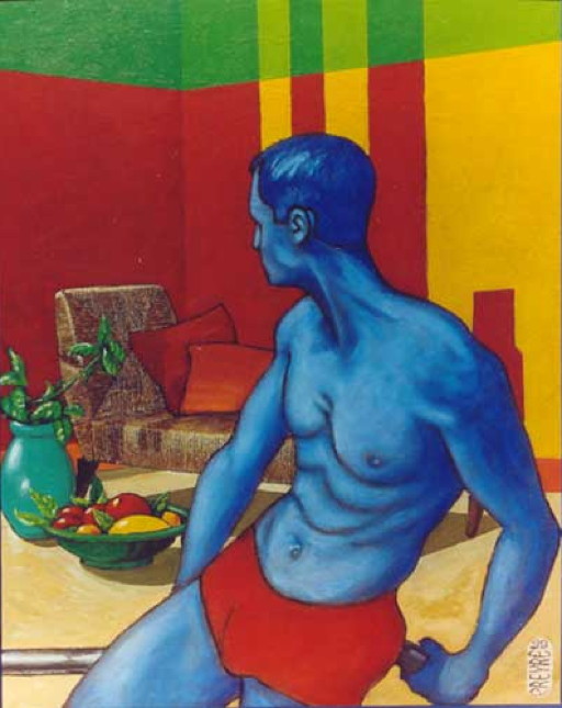 Serge Preyre, L’homme de l’Atlantide (The man from Atlantis) [also, Le salon