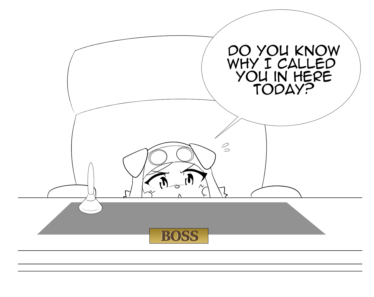 risax:  theycallhimcake:  She’s The Boss, the head doggo. ;y (but why the hat?)