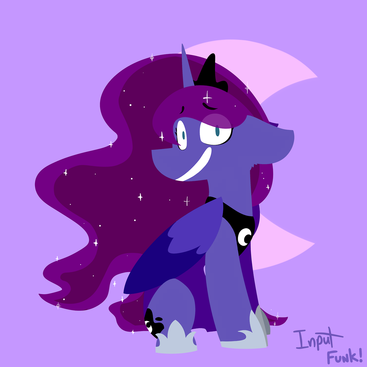 input-command:  lilfunkman: Coolab with @input-command what a cute Luna! Teach me