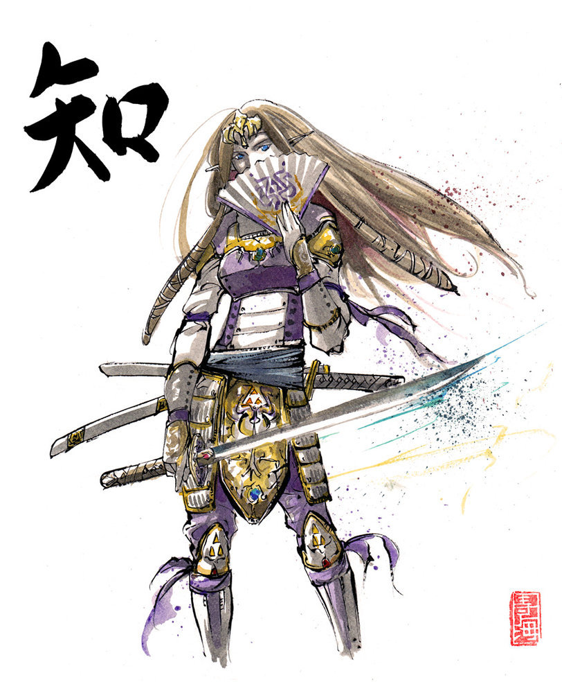dotcore:  Legend of Zelda Sumie.by MyCKs. Avaialble on Etsy. Check out the artist’s Tumblr.