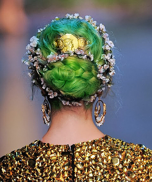 petrolbombs:tothecomrades:Dolce Gabbana ss14 + hair colors | inspired by (+)i think i reblog this po