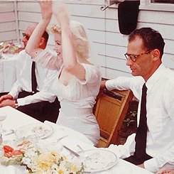 beauvelvet:   The Jewish wedding ceremony of Marilyn Monroe and Arthur Miller on July 1st, 1956.