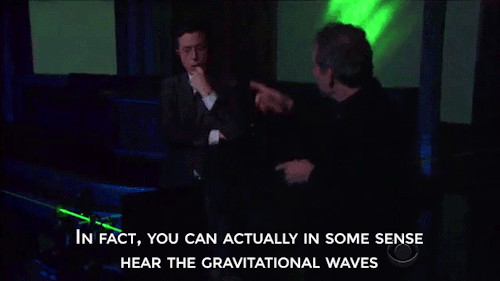 sizvideos:  Gravitational waves’ sounds are not like Stephen Colbert expected - Full video