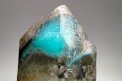 ifuckingloveminerals:  Ajoite, Native Copper,