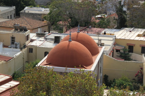 Boobs, is it not?Muslim library, Rhodes 2011.