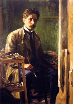 huariqueje:    Selfportrait  -    Joseph Kleitsch  1909Hungarian, 1885–1931     