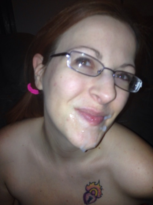 nycoupleshow:  For us getting to 15,000 followers wife decided to dress up and we would have a little fun    After I filled up her mouth I made out with her.    Please follow / Reblog us Http://nycoupleshow.tumblr.com