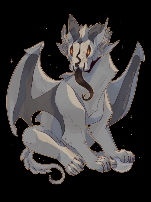 snejkha:  Monstertober Day 22. Gargoyle +