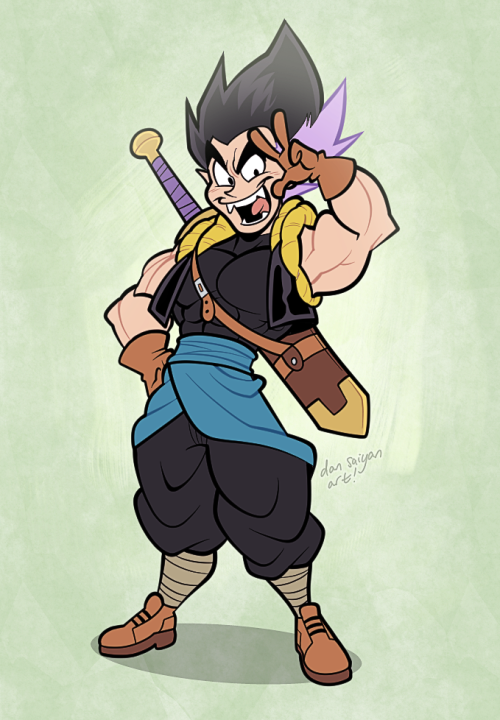 Ive Been Feelin Like Drawing Gotenks For A Few Days So Here's A Xeno Gotenks For Your Troubles