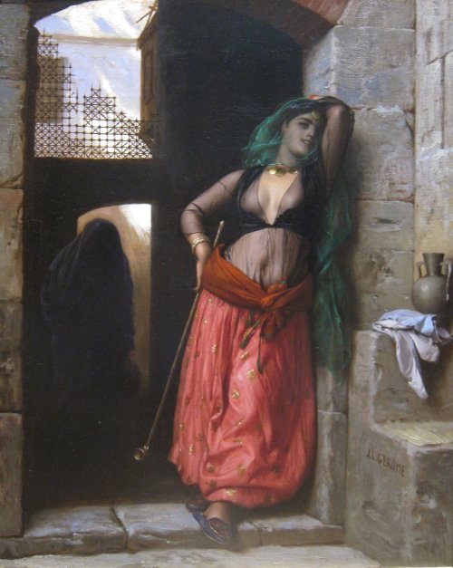 Jean-Leon Gerome’s Mesmerizing Orientalist Paintings…Before the Audience, ca. 1881, Naj