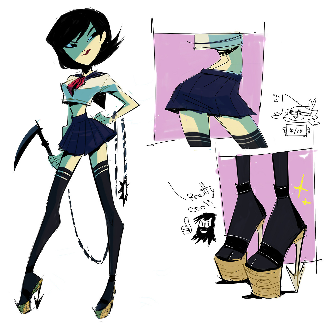ninsegado91:  polochka:  some jashi sketches i hope you don’t kill me ; -;  These