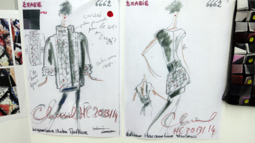 More pics from Lemarié and Couture notebook meet Chanel couture. www.couturenotebook.com