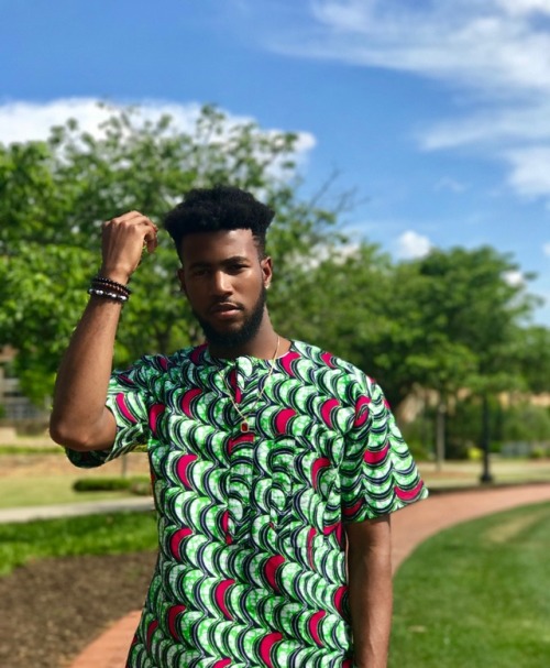 blackfashion: Model: David Nwokocha IG: @adedammydsns Shirt: www.adedammydesigns.com