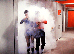 tashayarr:  Lt. Charlene Masters           I like how in the fifth gif he’s like “we gotta roll” and she’s like “NO SAVE THE SCIENCE”My hero