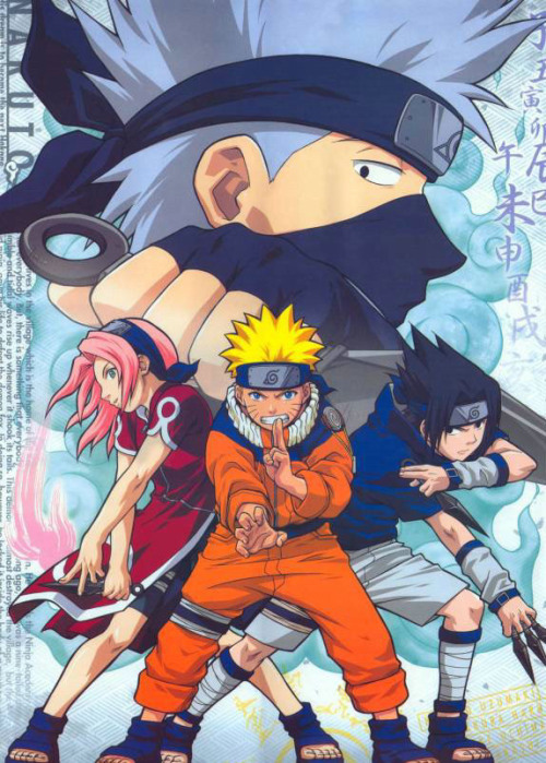 uchihasasukerules: Team 7 || Official images of covers and posters 