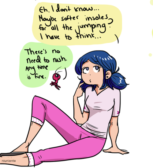 niuniente:  I give my two cents that Adrien is the biggest Maho Shoujo Henshin weeabo and if he could decide, Chat Noir would be a fucking Sailor Moon.