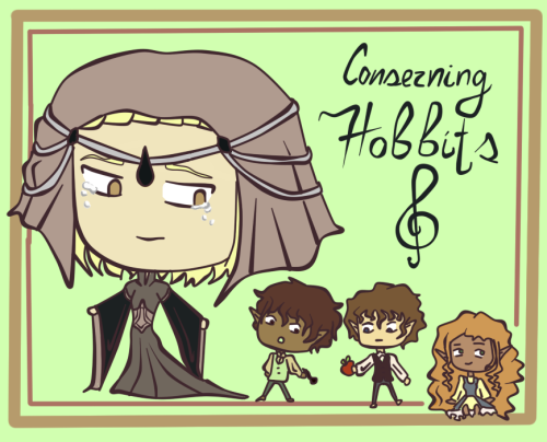 greendragon-threebroomsticks:I have a headcanon that Nienna created the hobbits. I think I’ll start 