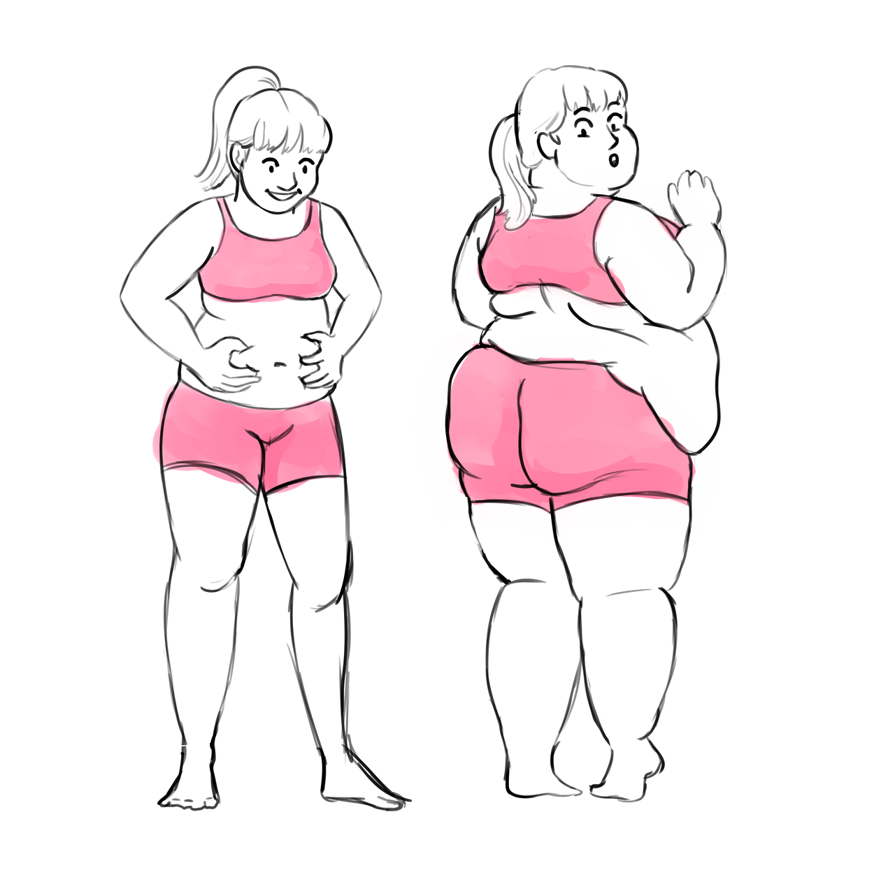 Fat Anime Girls Weight Gain Story