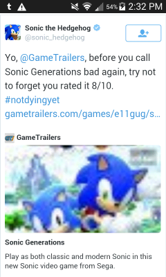 karaszkun:  good-sonic-shit:  Gametrailers