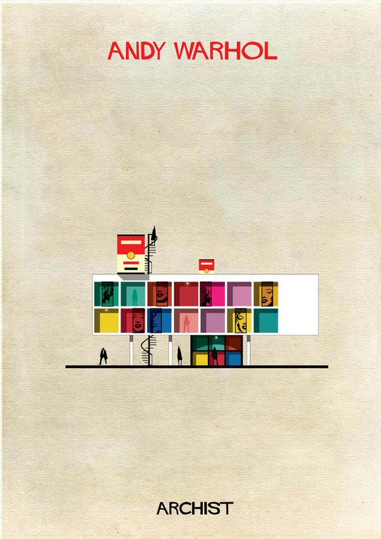bestof-society6:   ART PRINTS BY FEDERICO BABINA archist city Andy Warhol Pablo