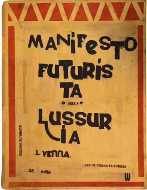 Lucio Venna Landsmann (1897-1974), 1913, Manifesto Futurista della Lussuria 