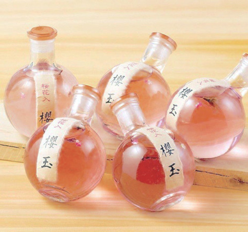 Sasanokawa Sake Brewery limited edition liquor with sakura blossom looks like something out of 