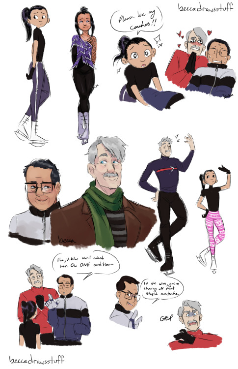 beccadrawsstuff:An idea I’ve been kicking around while waiting for the final episode butonce Viktor 