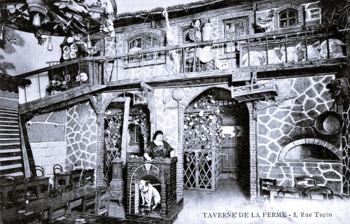 troquets:La Taverne de la Ferme,  2 rue Tupin, entre la rue Mercière et la rue de Brest, Lyon, Rhône.