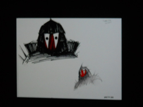 vegeta-has-a-ball:  Some stuff that Bryan Konietzko presented at RISD today! Picture 1: An illustration for a story he made when he was a teenager. Picture 2: “‘Iguanaman” sketch Picture 3: Iguanaman sketch Picture 4: Storyboard for “Mission Hill”,