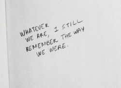 deceptivelips:ᴰᵉᶜᵉᵖᵗᶦᵛᵉ ᴸᶦᵖˢ   So true.  We aren&rsquo;t what we were, and we&rsquo;re not what we should be either.  But we&rsquo;ll always be something very special