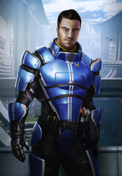 sinvraal:  Deep Blue This got many, many hours out of hand. Kaidan plus that blue armor… I am powerless. Whew, I think I need a drink or six. Still, feels good to get to a sorely neglected favorite. Suck it, intimidating anxieties. Refs courtesy Annakie’s