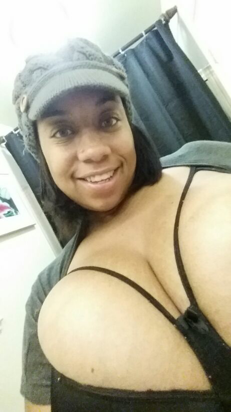 exposedunitedhoes:  Really   This cute black whore has got great tits