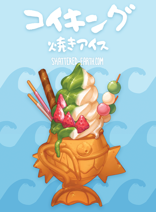 Magikarp Taiyaki Ice Cream /  コイキング焼きアイス 