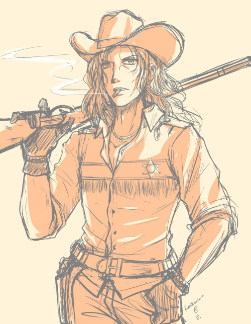 kumikoalart:[panflute in the distance]DID SOMEBODY SAY WESTERN AU-? ! (&lt;) you don’t know how much