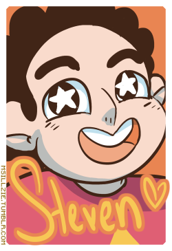 msillzie:   Thirty Days of Steven Universe: Day four, AND Steven!  Steven is the cutest~