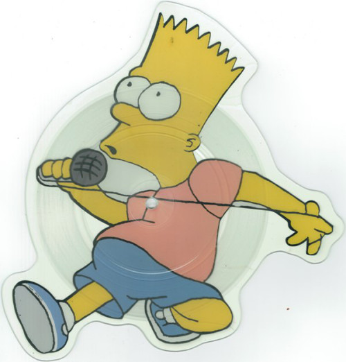 &lsquo;Bart&rsquo; Shaped Amazing picture disc. &lt;3 