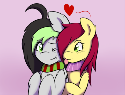 askbreejetpaw:  fluxys-art-corner:  A xmas event drawing for Bree’s Event! Kinda wanted to draw mine from scratch rather than insert Katty into it .w. Need to work more on shading &gt;_&lt; Enjoy~ &lt;3  AHHH look at these cuties :3 awwwh this is amazing