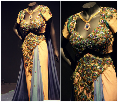 costumeloverz71:Delilah (Hedy Lamaar) Peacock gown. Samson & Delilah (1949) Costume designed by 