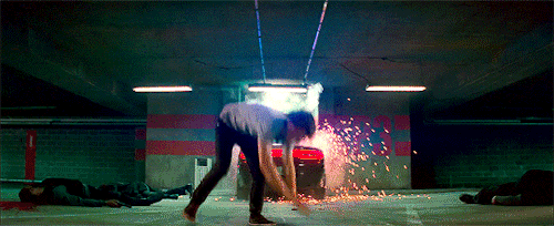 christinebaranskiis:Dancing in Film:Baby Driver (2017) dir. Edgar WrightChoreography by Ryan Heffing