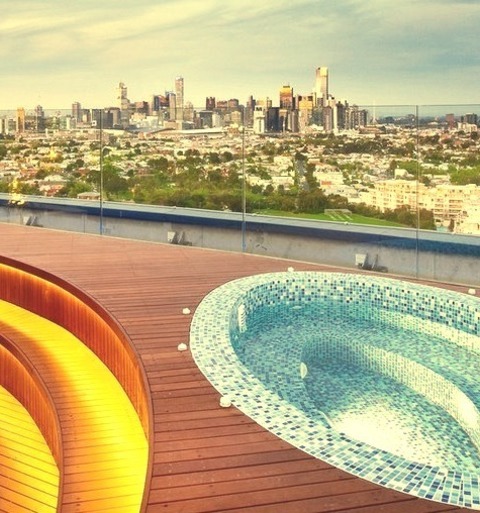 Rooftop - DeckIdeas For A Large, Contemporary Rooftop Remodel Without A Cover