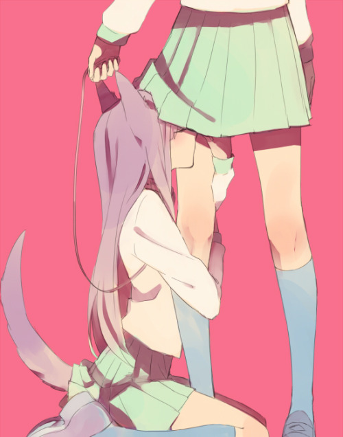 yurimother:Original: まとめArtist: souA purple-haired wolf girl in love with a blue-haired girl&hellip;