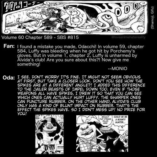 One Piece SBS #814 - One Piece editors.One Piece SBS #815 - Are you sure about this?! ~ LoveAnimeHat