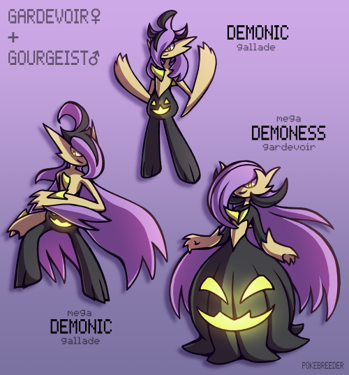 Demonic Gallade are strongest on the night of new moon, making formidable fighters that tend to lack