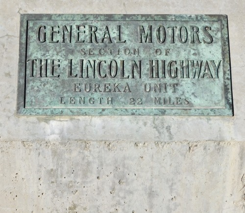 Lincoln Highway Markers, Eureka,Nevada, 2022.“The Lincoln Highway is one of the earliest transcontin