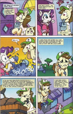 skitzogamer:  I thought the internet might like this, it’s adorable.Obviously this isn’t my artwork, it’s  a two page short at the end of the Rarity Micro-Series comic.(buy that thing if you haven’t already!)I think I like the comics more than
