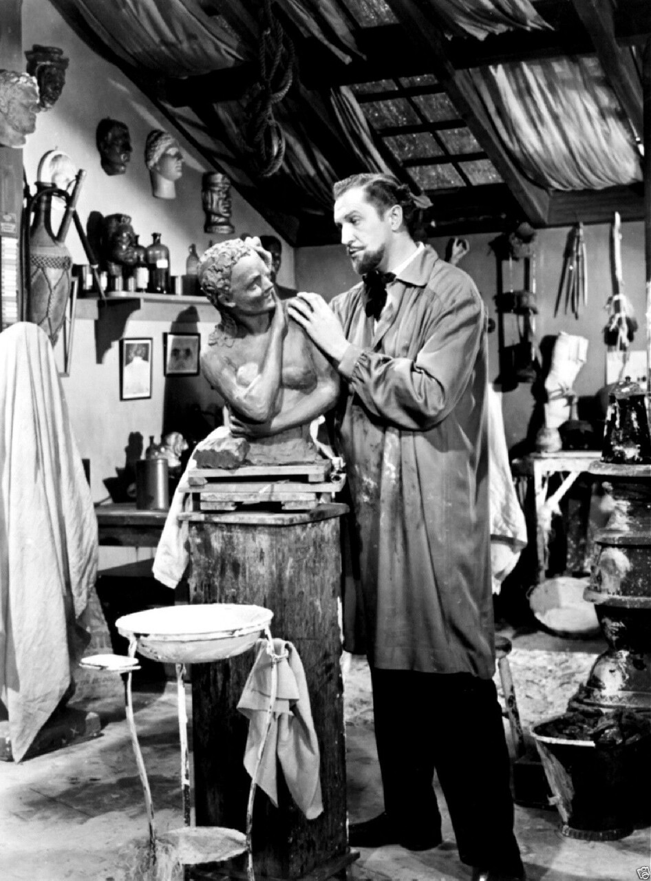 wonderful-strange:  classichorrormovies: Vincent Price, House Of Wax, 1953. 
